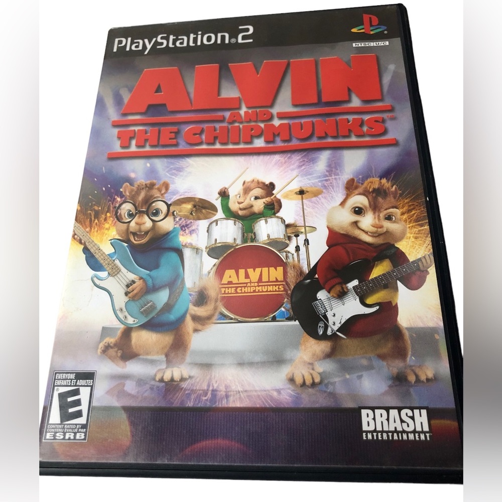 Alvin and the Chipmunks (Sony PlayStation 2, 2007) Tested , No Manual
